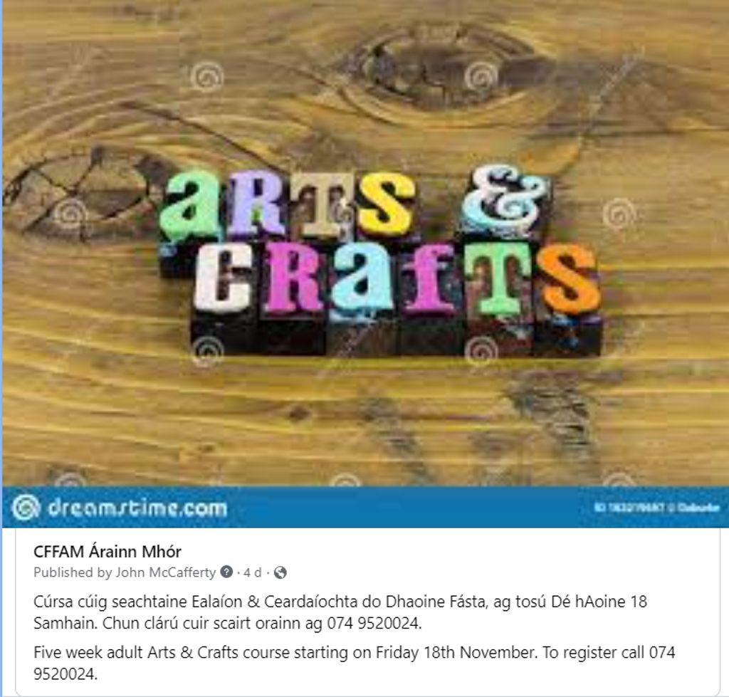 Arts & Crafts Class